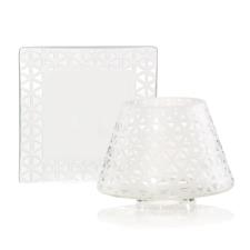 Yankee Candle Belmont Sandblasted Small Shade & Tray